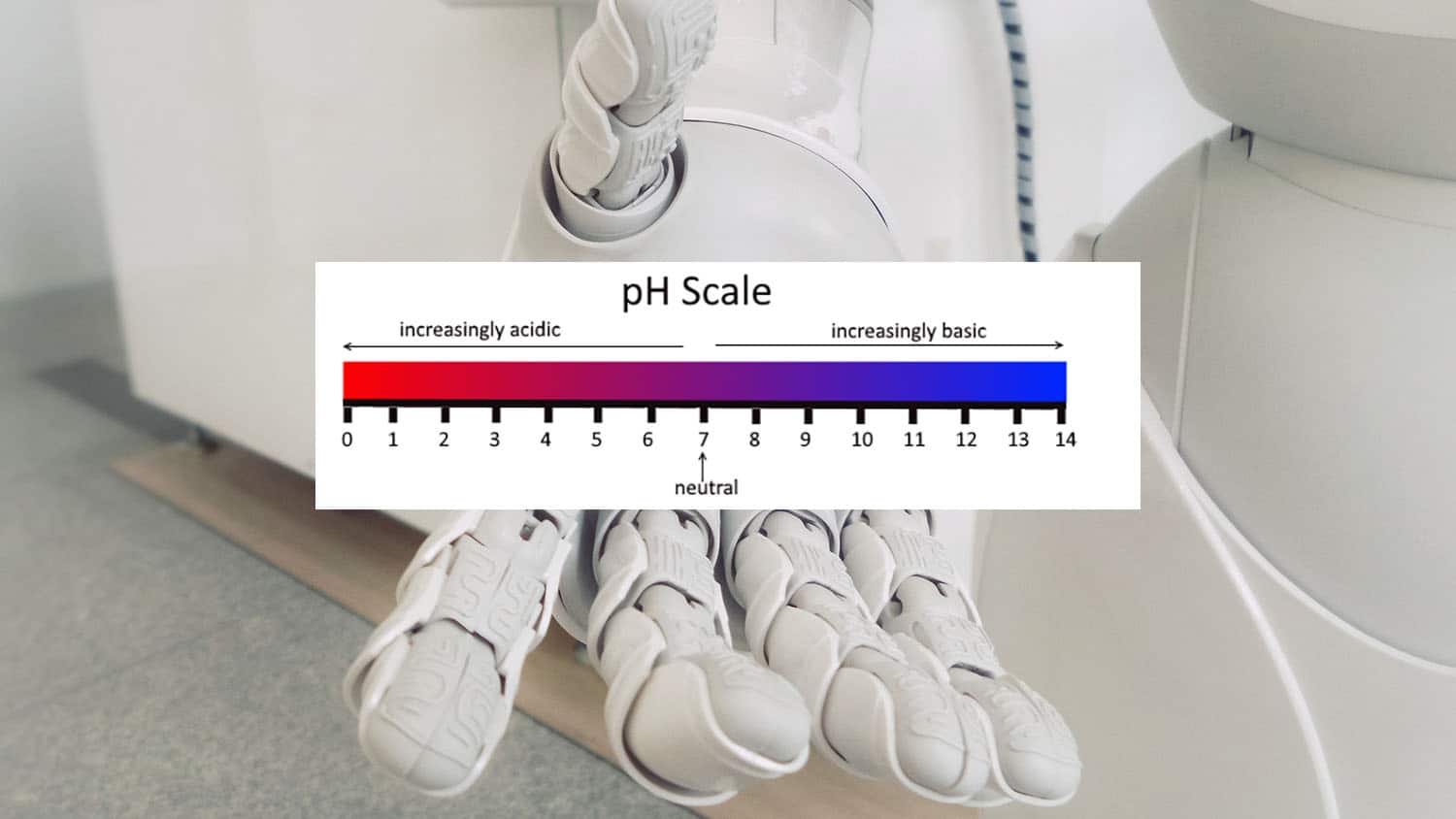 机器人手握pH色条